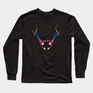 Circus Flying Trapeze Long Sleeve T-Shirt